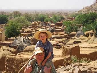 Wooten and his son, August. Photograph courtesy Stephen Wooten