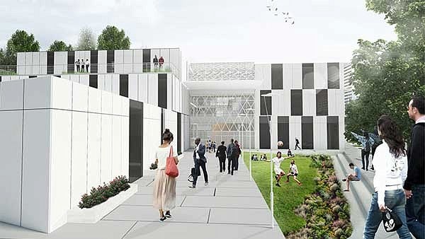 Architectural rendering by Joel-Laurent Mbala-Nkanga