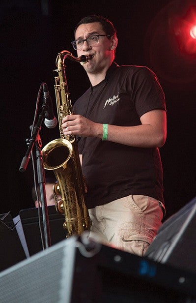 Jonathan Corona at the Montreux Jazz Festival in Switzerland. Photo by Steve Fyffe, SOMD