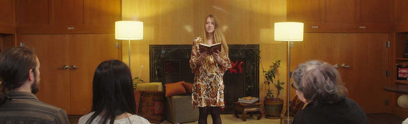 Sarah Hovet reading her poetry