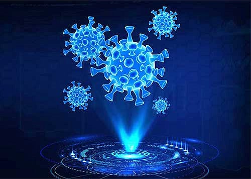 Graphic of coronavirus
