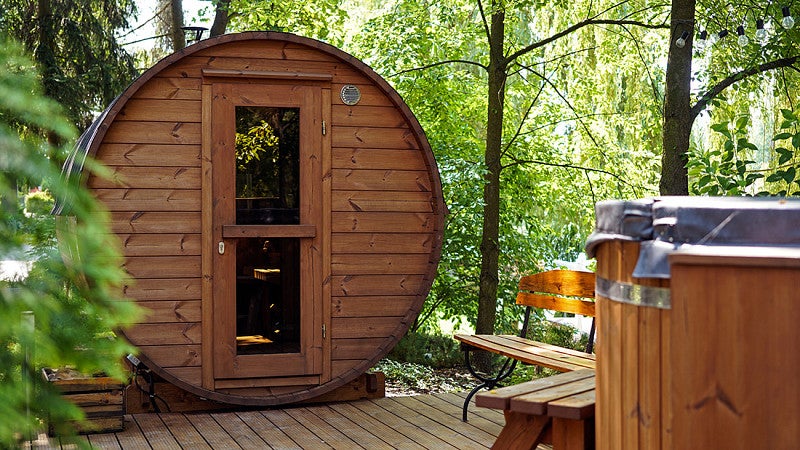 Sauna in the woods