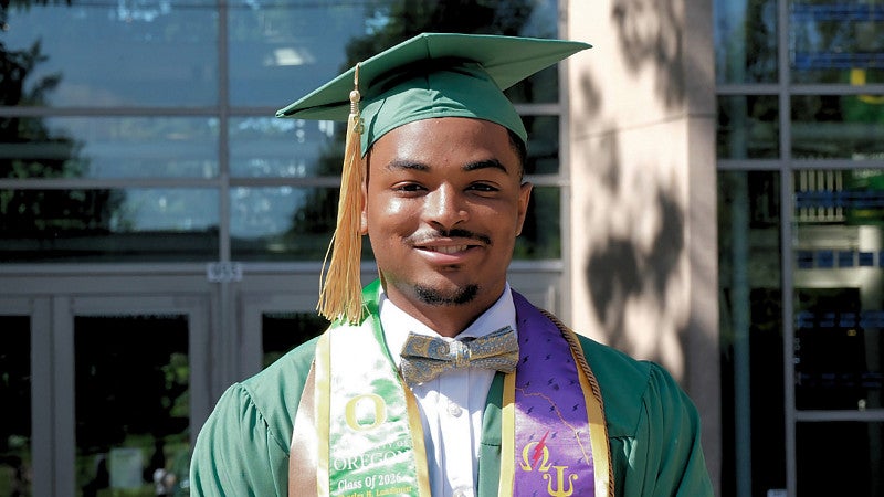 Ji'Ri Ash-Shakoor, a 2026 UO graduate