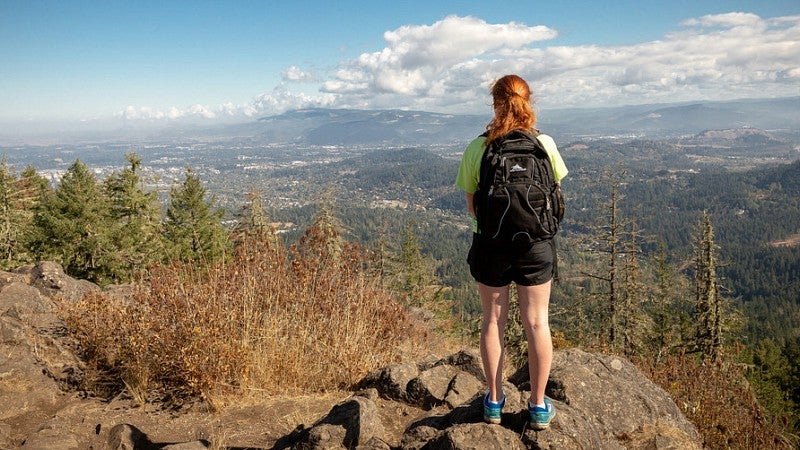 The summit of Spencer Butte