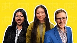 Three UO students who had internships over the summer