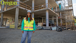 Doneka Scott leads the initiative to hire 23 advisors and house them in Tykeson Hall, opening in 2019. Photo by Chris Larsen, University Communications