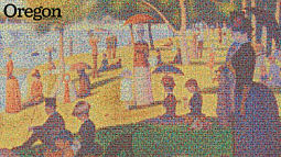 Cans Seurat, full view by Chris Jordan