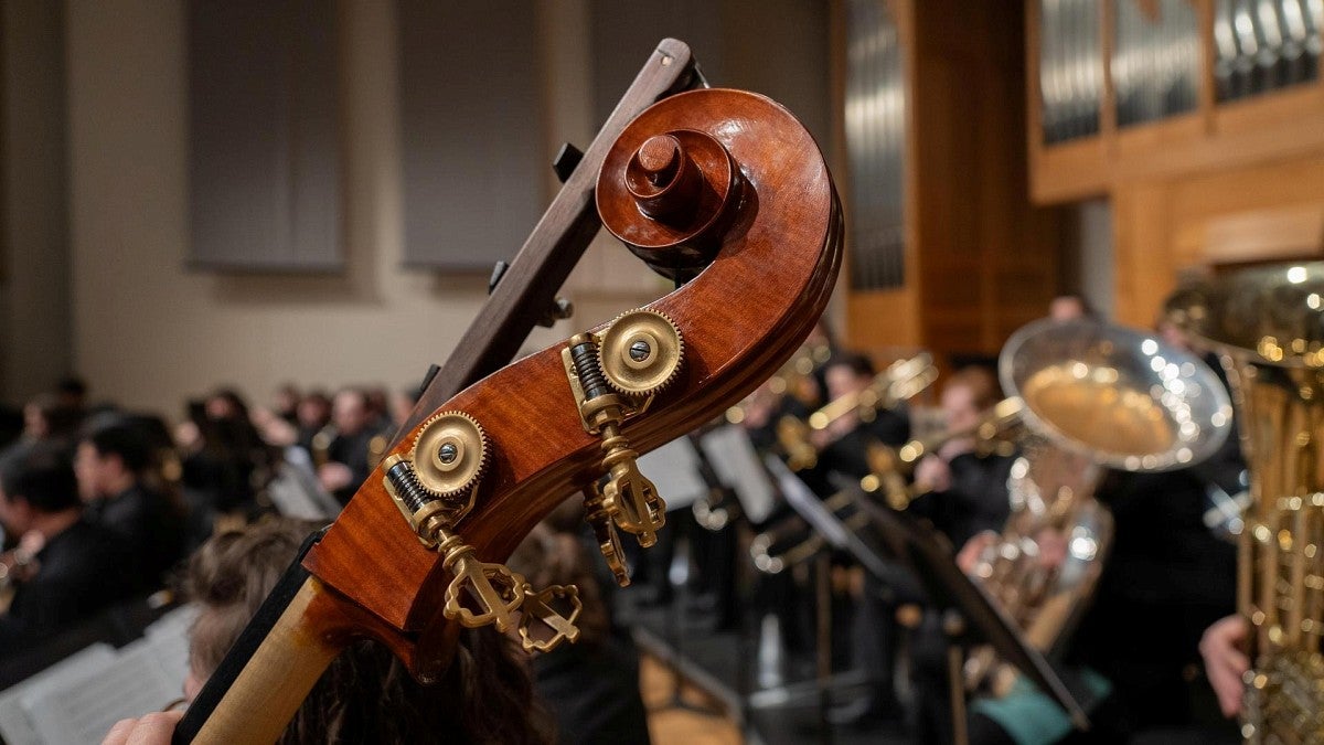musical instruments in Beall Hall