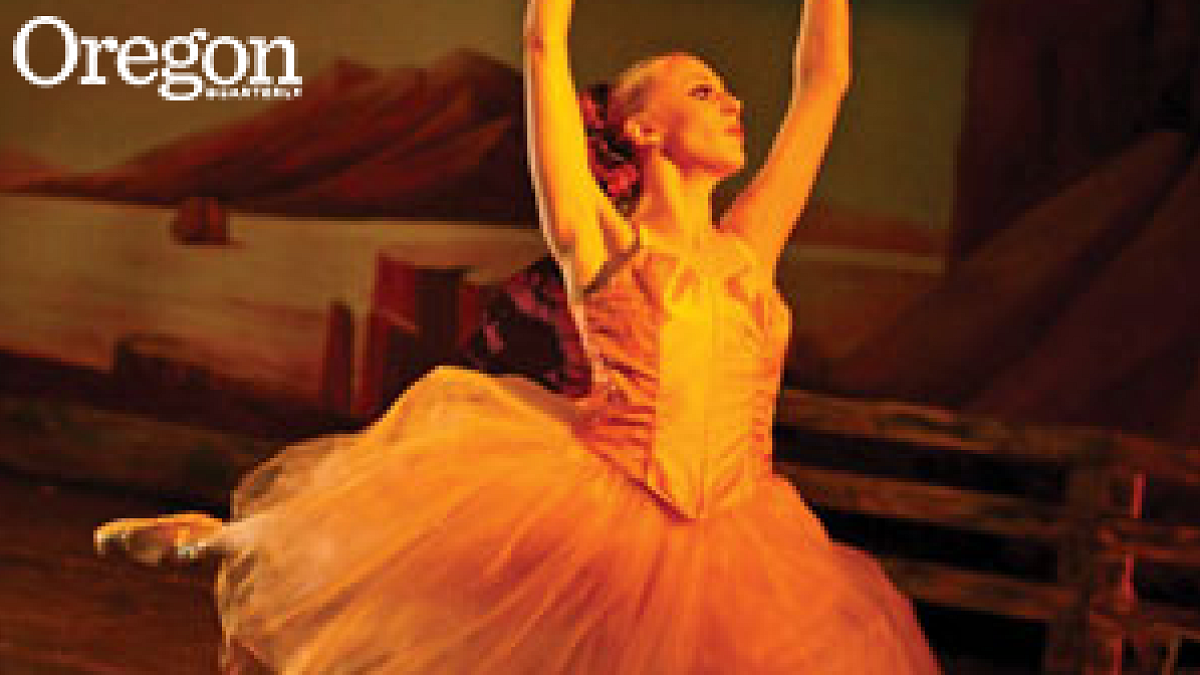 Ballet Fantastique's rehearsal for "As You Like It: A Wild West Ballet" with Hannah Bontrager, performed at the Hult Center for the Performing Arts. Photograph by Greg Burns