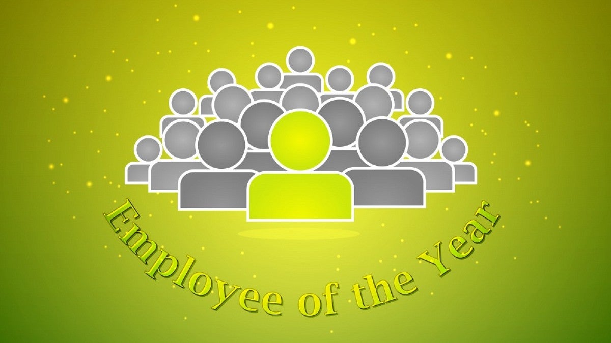 Employee of the year graphic