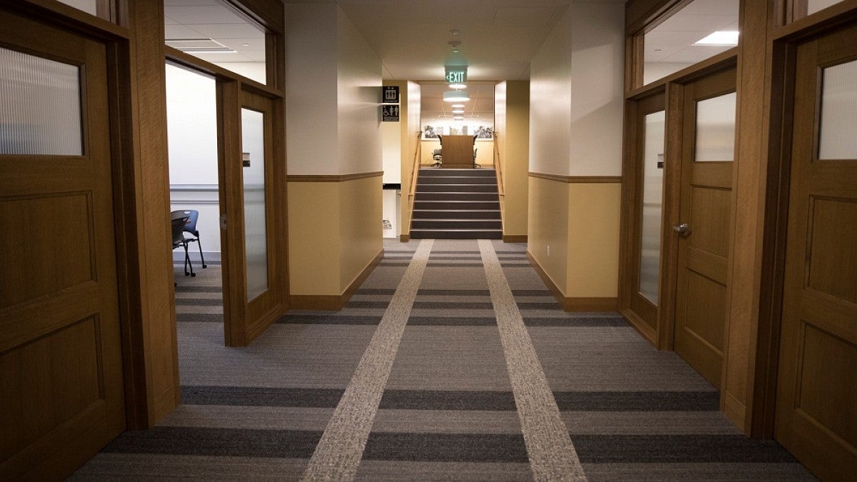 Interior of building
