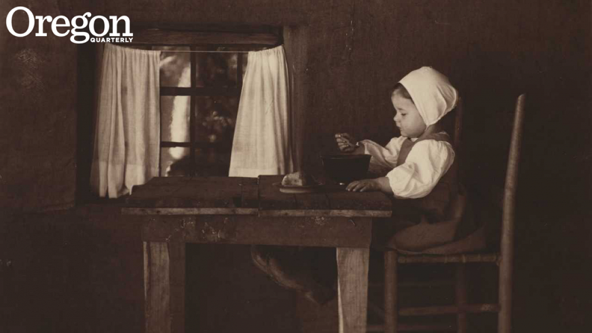 "Hunger is the Best Cook." Photograph by Myra Albert Wiggins