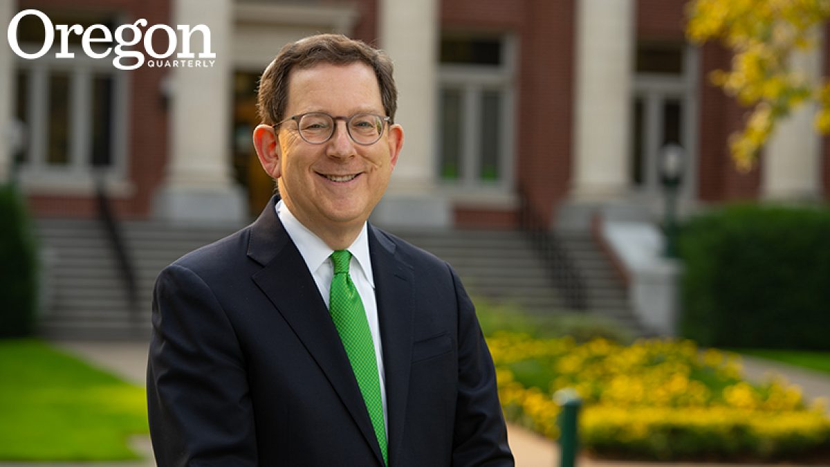 President Michael Schill (credit: Charlie Litchfield, University Communications)