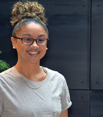 "It was great. The best moment of my life," said Brianna Hayes, class of 2018 (political science and philosophy), on receiving her Pathway letter. Photo courtesy University of Communications