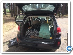 Cores packed up at Dog Lake