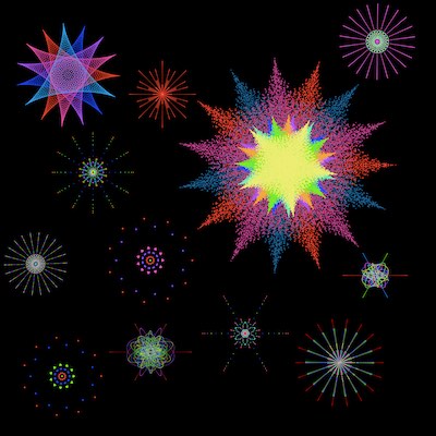 Gaussian Fireworks