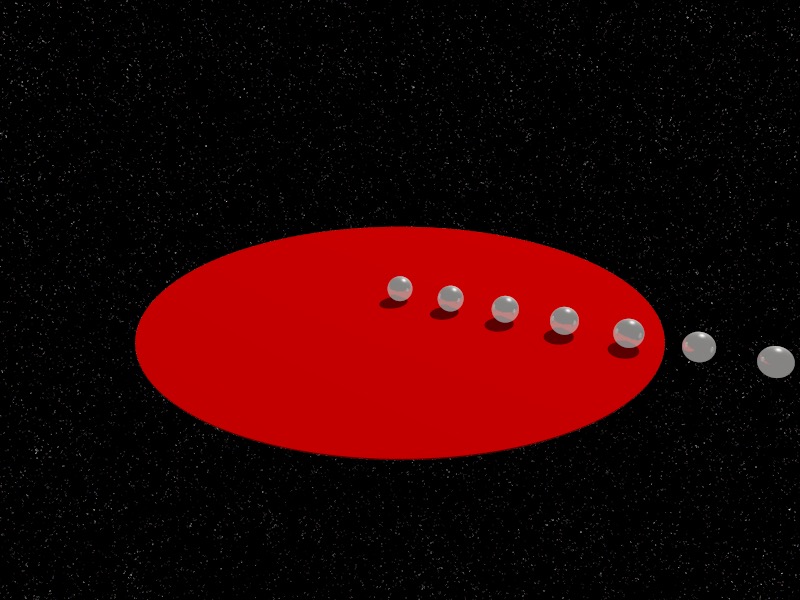 Rolling off a disk