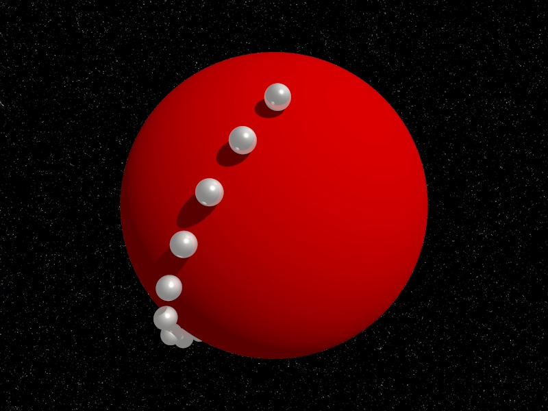 Rolling around a sphere