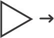 Triangle with arrow.