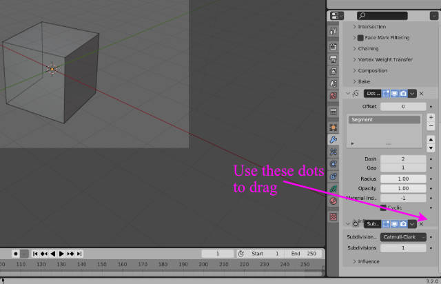 Drag Subdivide