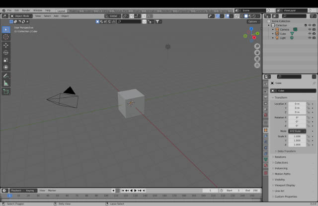 Blender Default Scene
