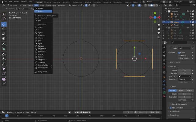 Three circles