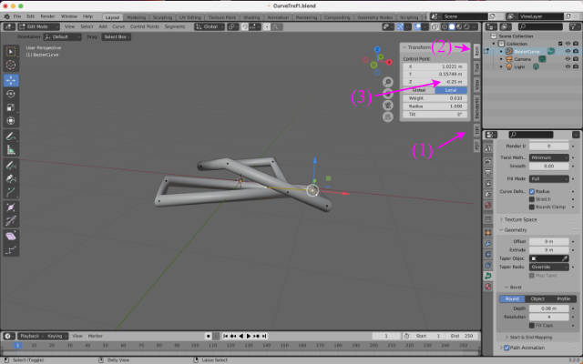 Moving vertices precisely