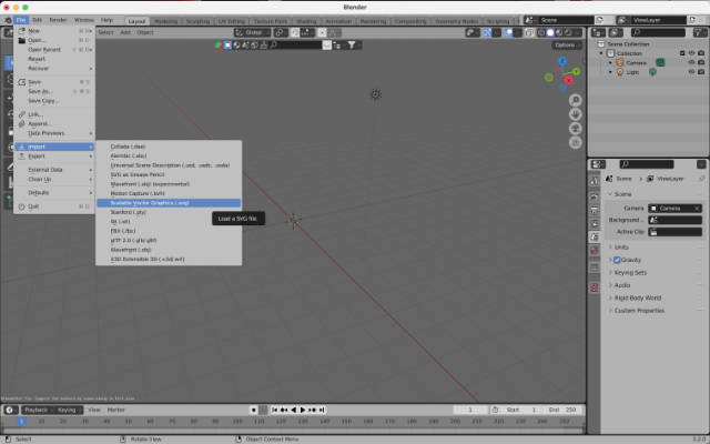 Import svg