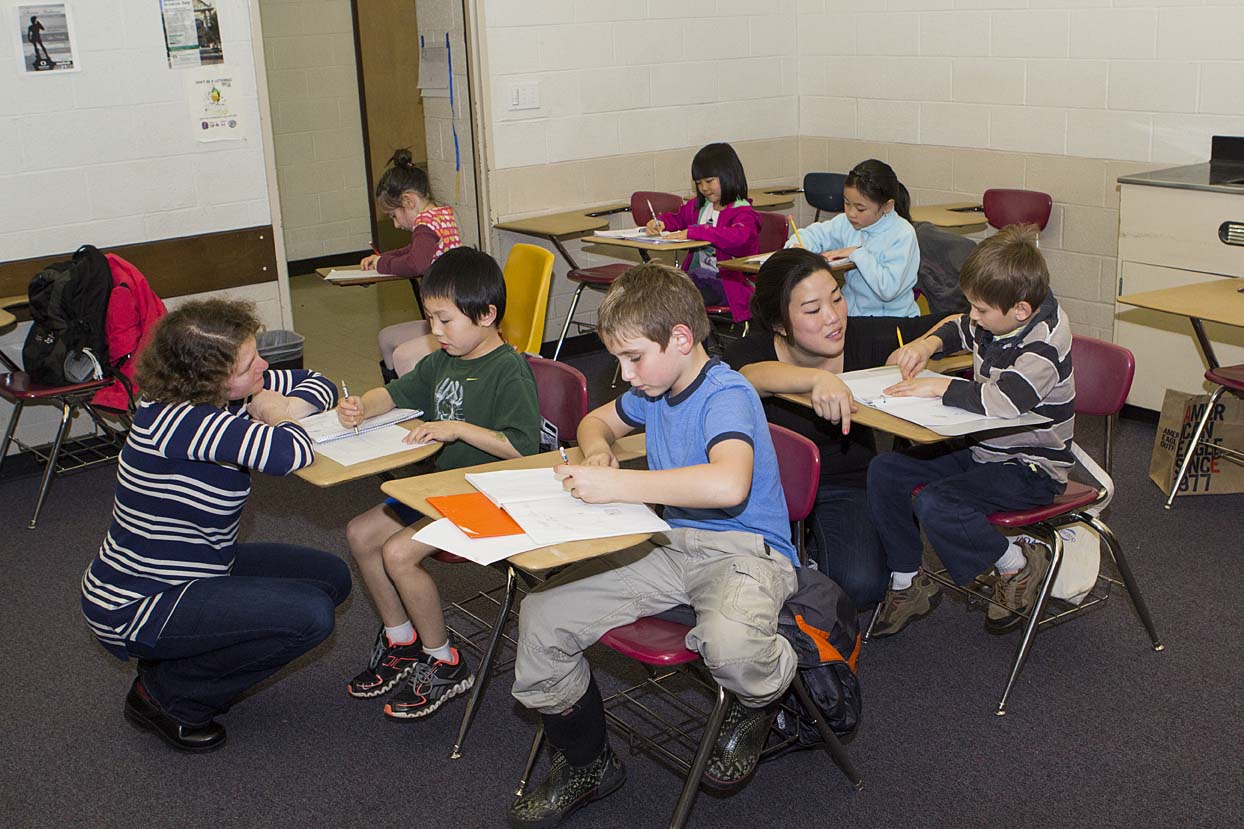 Elementary I Math Circle students