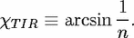 x      =_  arcsin 1.
  TIR          n
