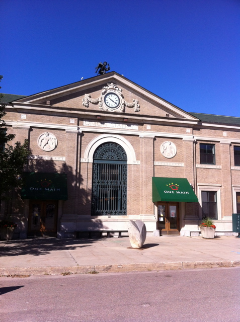 (A)Burlington Train Station