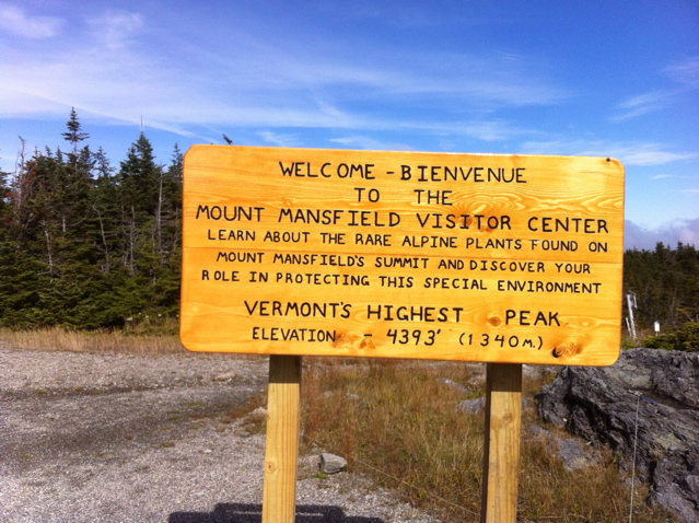 (L)Mt. Mansfield sign