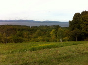 (R)Lake Champlain from Shelburne Farm