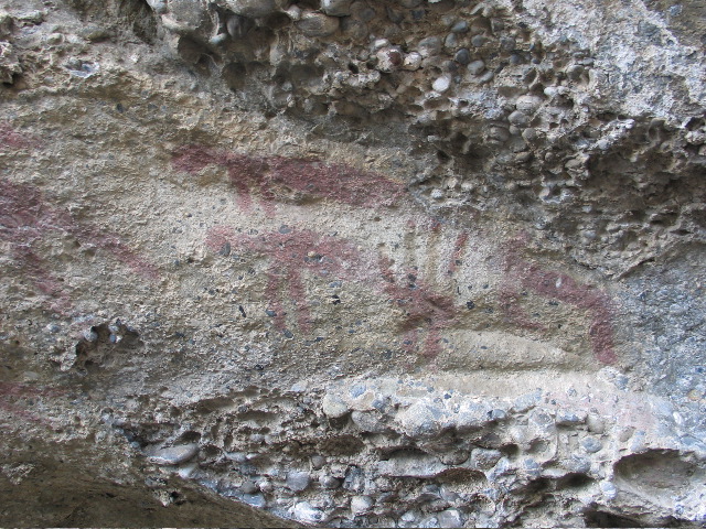 Day 10, 17 Walk, Hand Painting at the Bluff