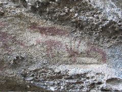 Day 10, 17 Walk, Hand Painting at the Bluff