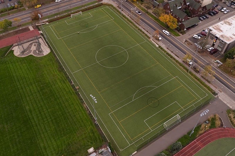 Aerial photo of Turf Field 4
