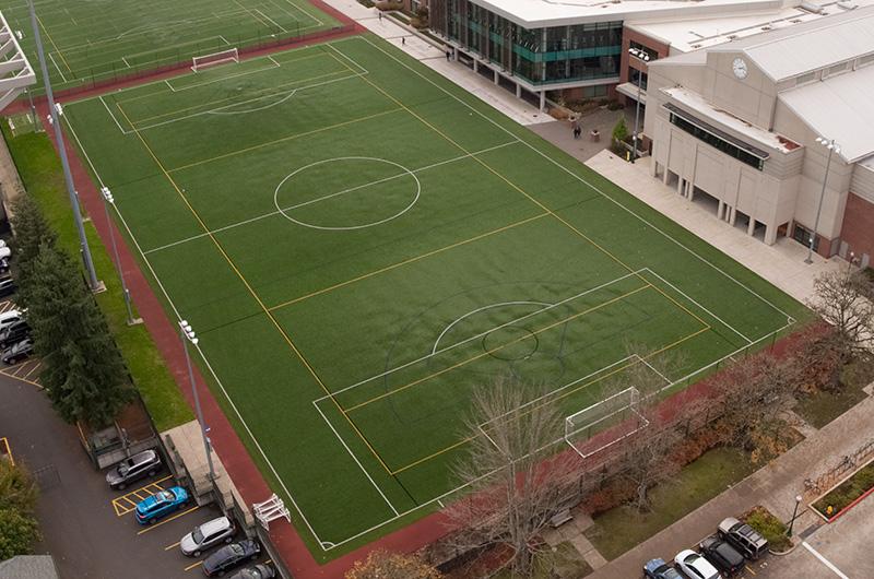 Aerial photo of Turf Field 1