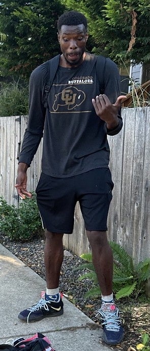 Photo of Portland Campus burglary suspect. 
