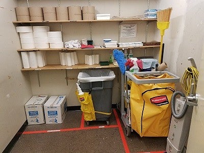 Custodial closet