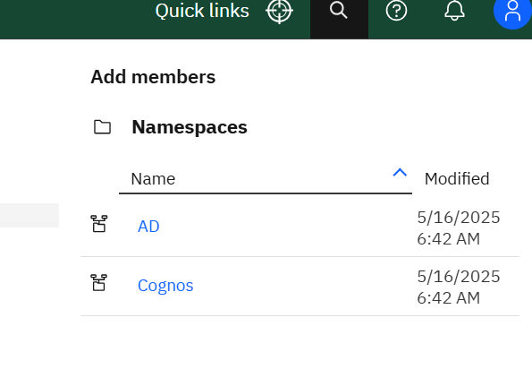 select the AD user group