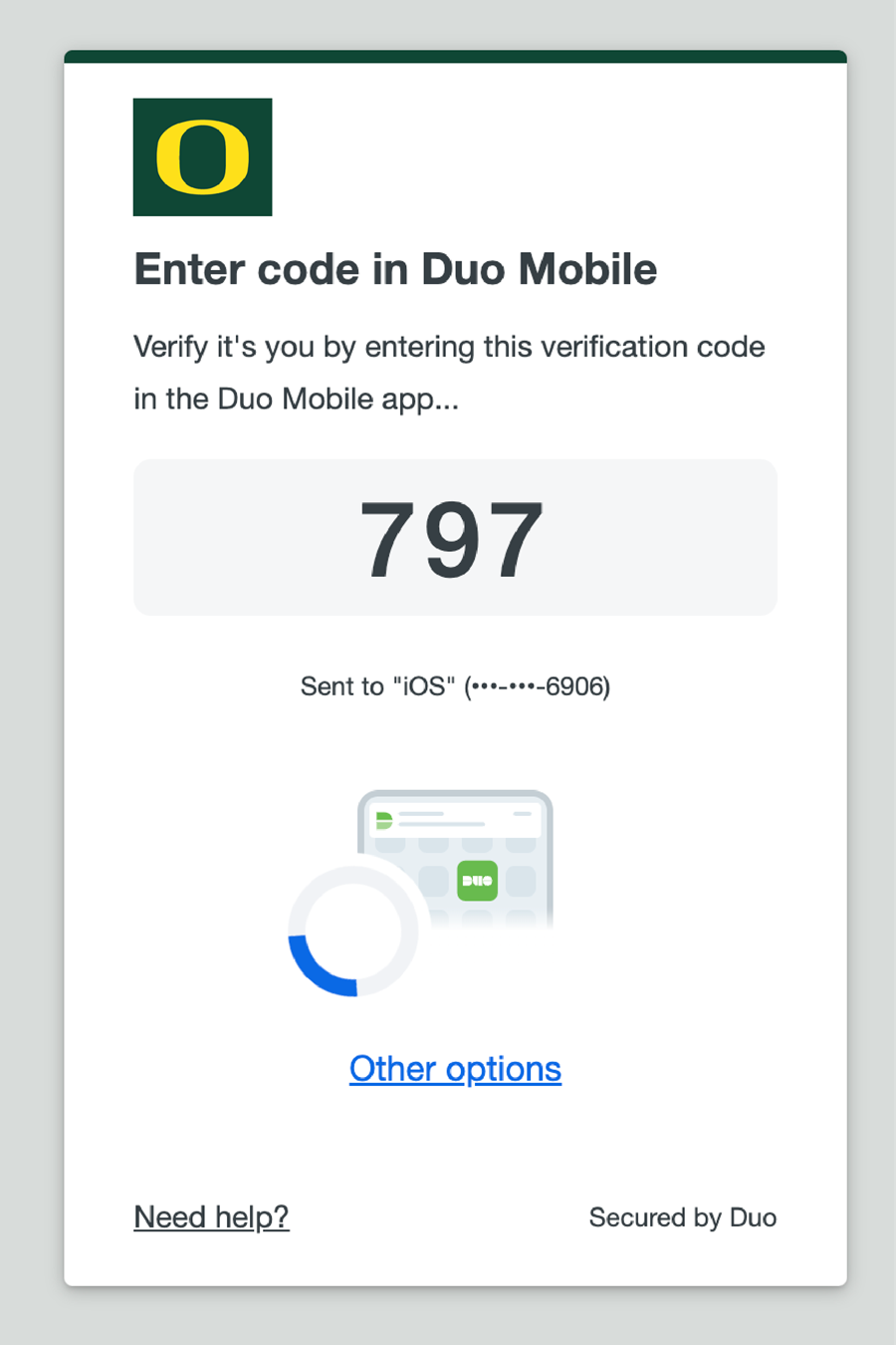 Duo Mobile Verified Push