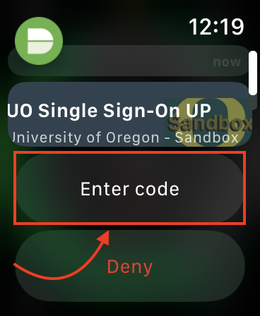 Duo Universal Prompt Watch Push screen
