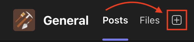 Add a new tab icon