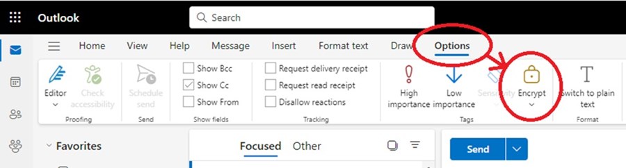 Encrypt option