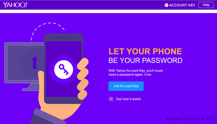 Yahoo 2FA Account Key