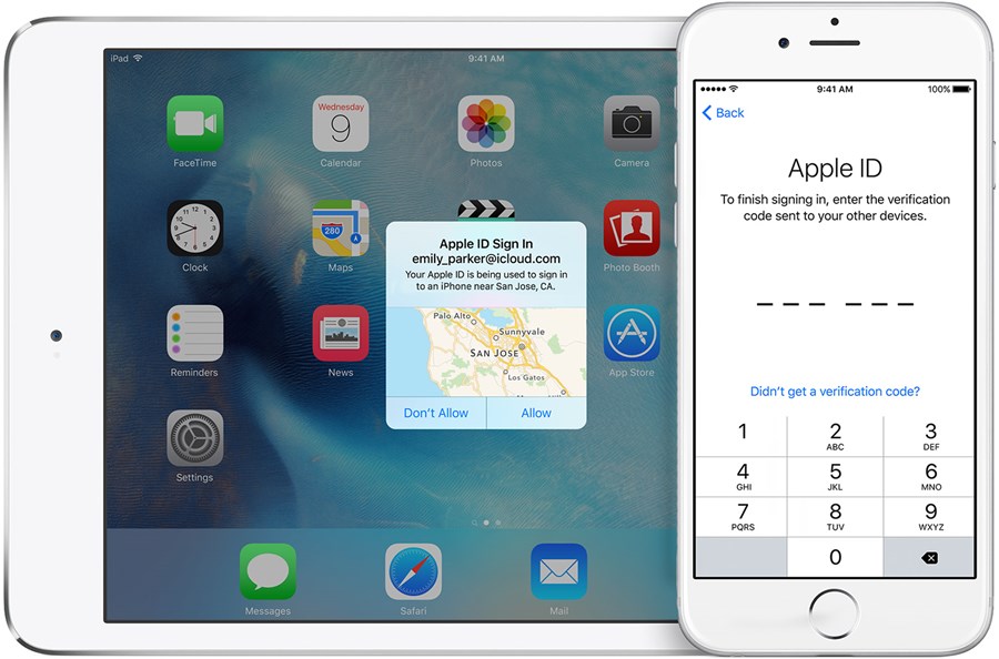 iOS/iPadOS 2FA prompts