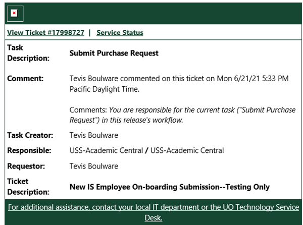Task Email Notification