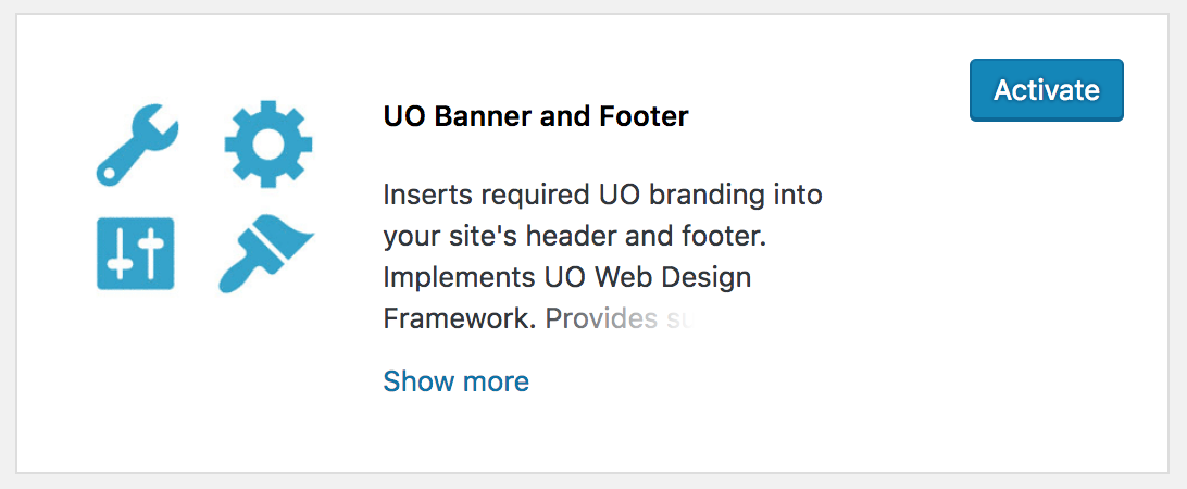UO Banner and Footer Plugin