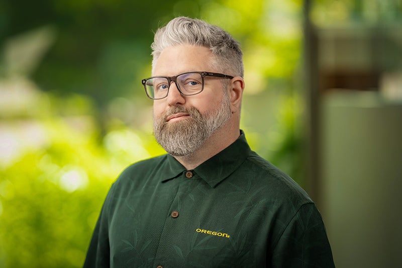Man with light hair and a beard